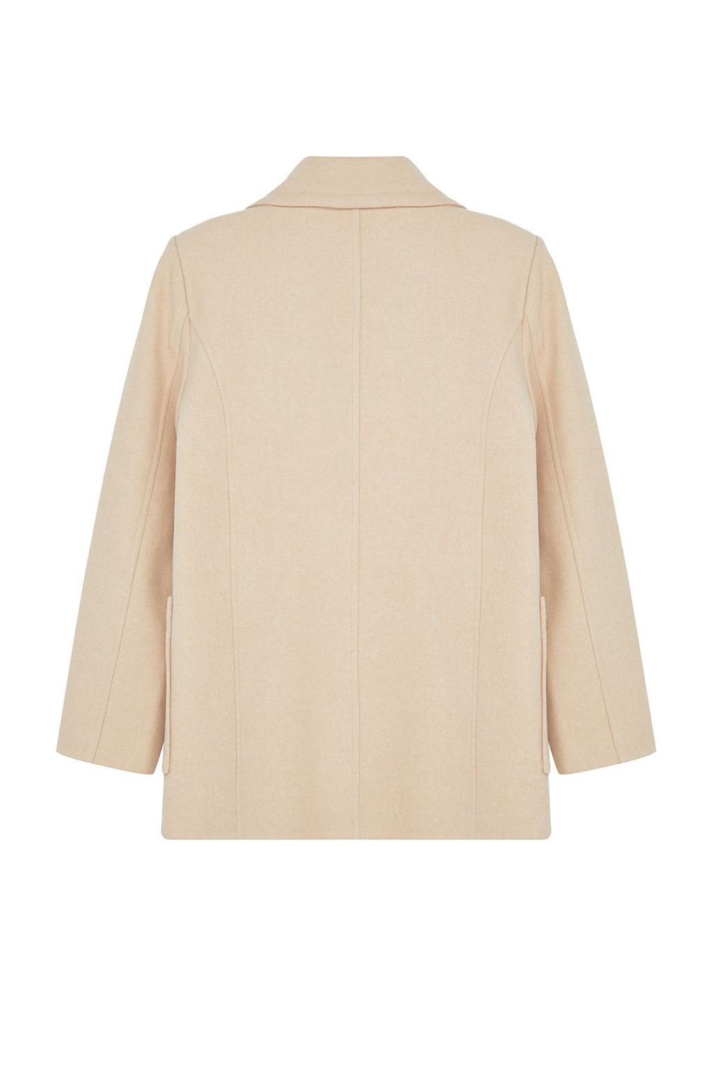 Tas Regular Cep Detayl? Yumusak Dokulu K?sa Ceket Kaban TWOAW25KB00007