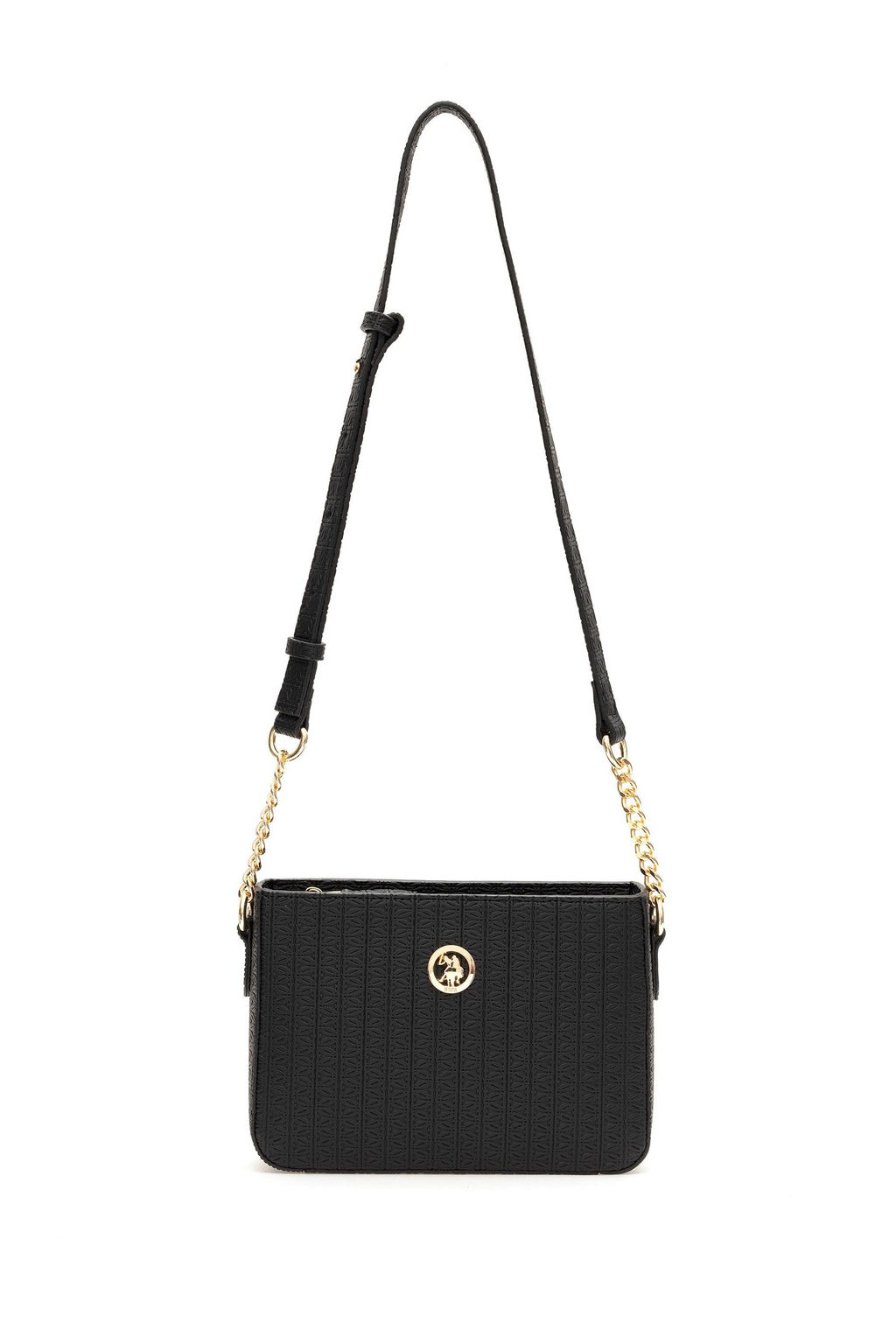 U. S. Polo Assn / Женская черная сумка через плечо - U.s. polo assn фото 6