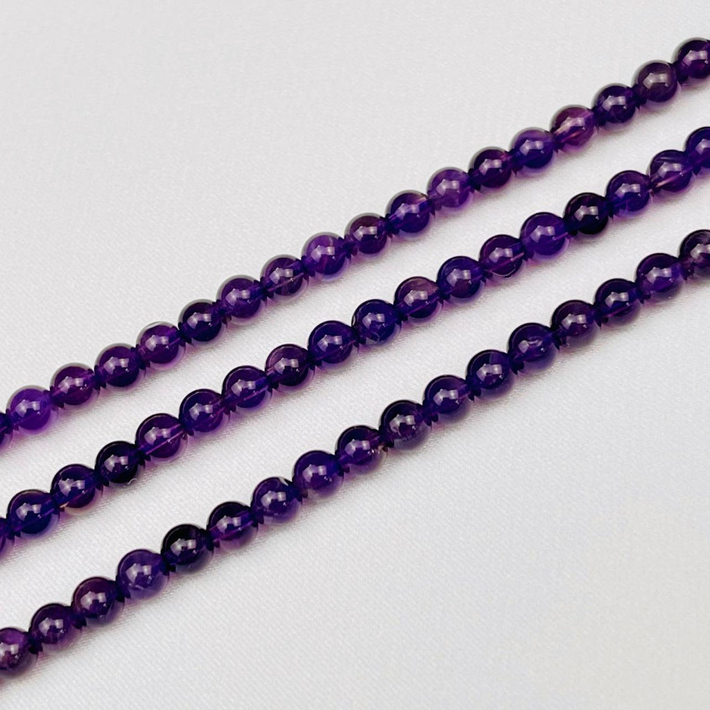 Бусины для украшений из Аметиста (90 бусин)