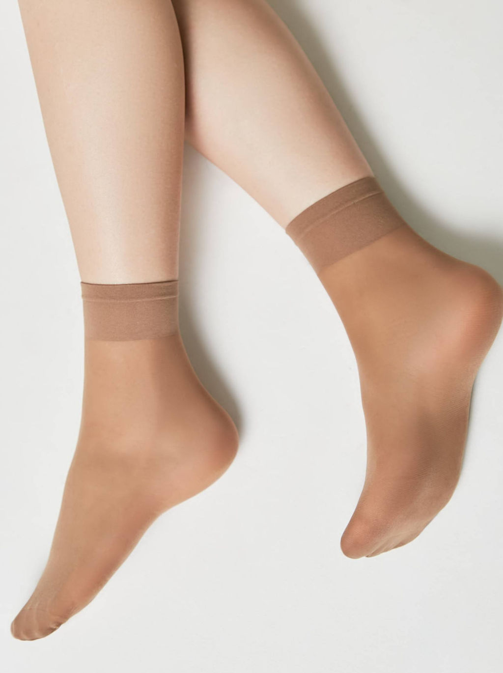 Цена за 2 пары. Носки Удлиненные CONTE TENSION SOFT 20 (1 пара) bronz - Conte elegant фото 19