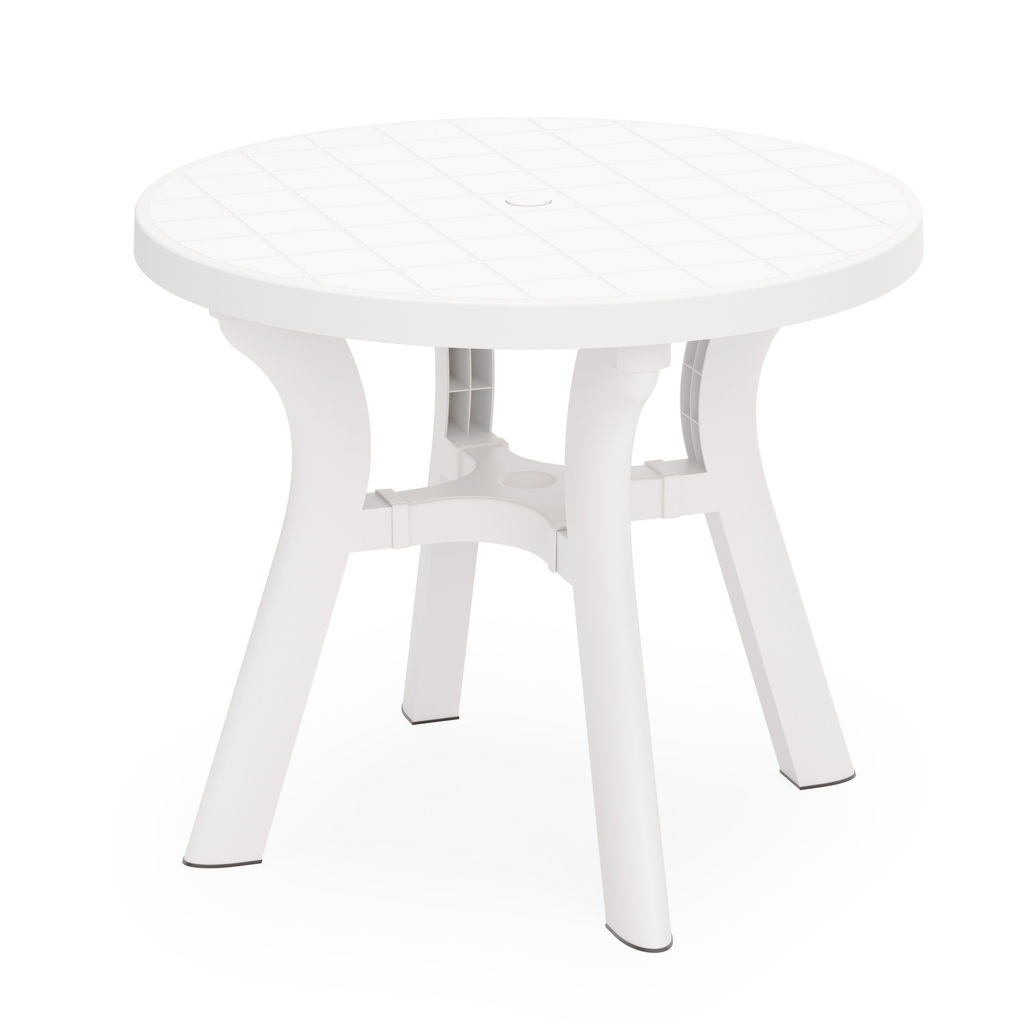 Стол круглый "Атлант" 900мм (белый) М8819