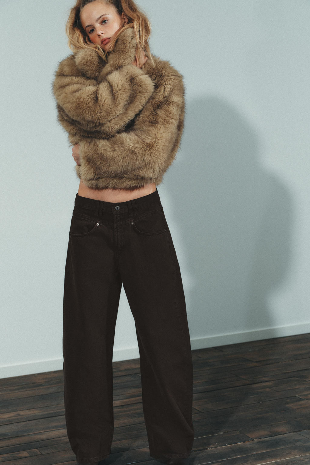 TRF BAGGY BARREL LOW-RISE JEANS - Zara фото 12