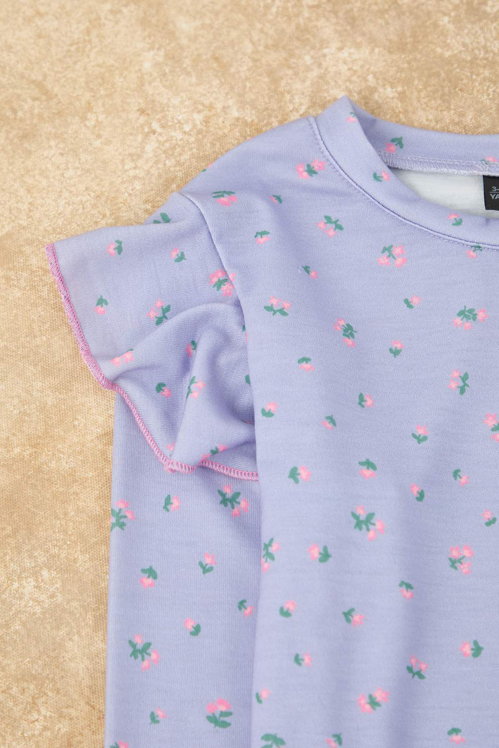 Pudra-Ekru Bask?l? Yumusak Dokulu 4lu Orme Regular K?z Cocuk Alt-Ust Pijama Tak?m? TKDAW26PT00012 - Trendyolmilla фото 10