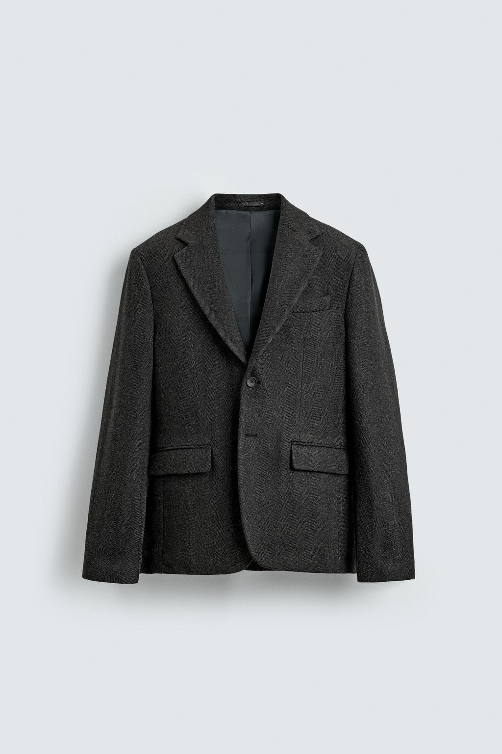 HERRINGBONE TEXTURED BLAZER - Zara фото 6
