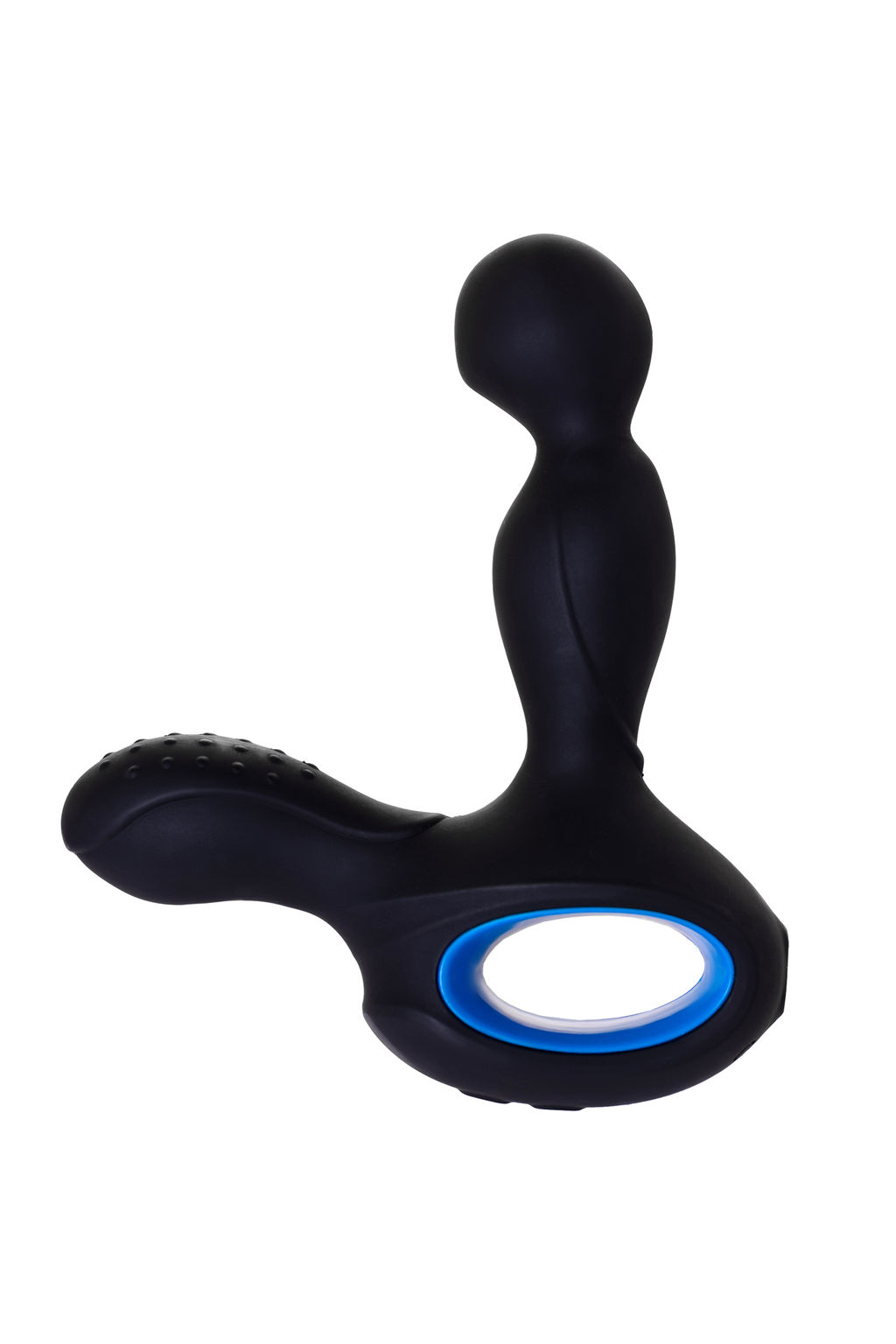 Стимулятор простаты Erotist Sixth с ротацией головки, силикон, черный, 14,5 см  фото 3