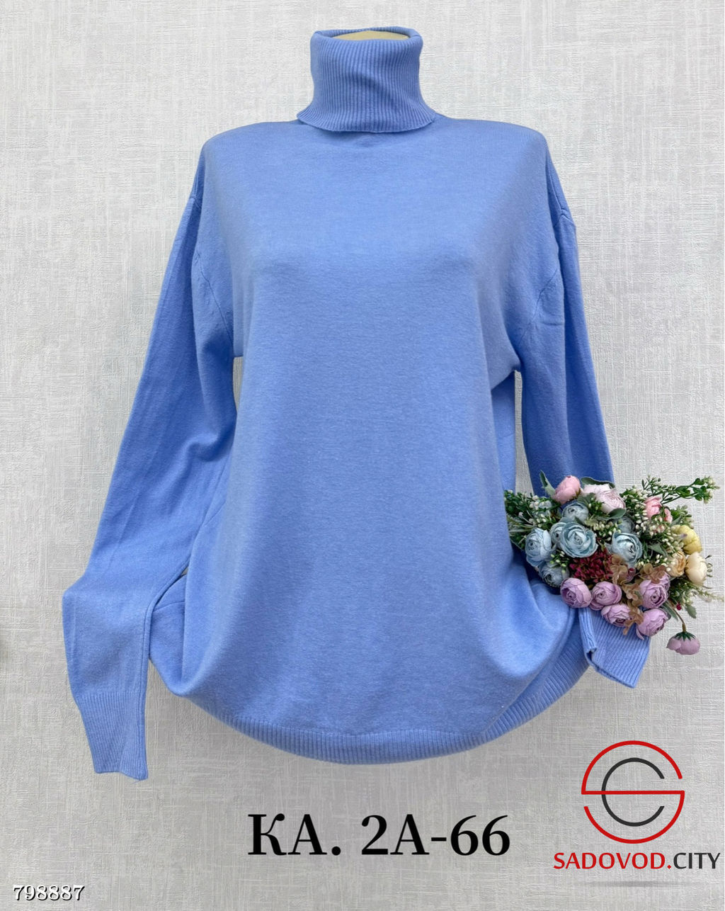 Водолазка женская однотонная - Bruno фото 5