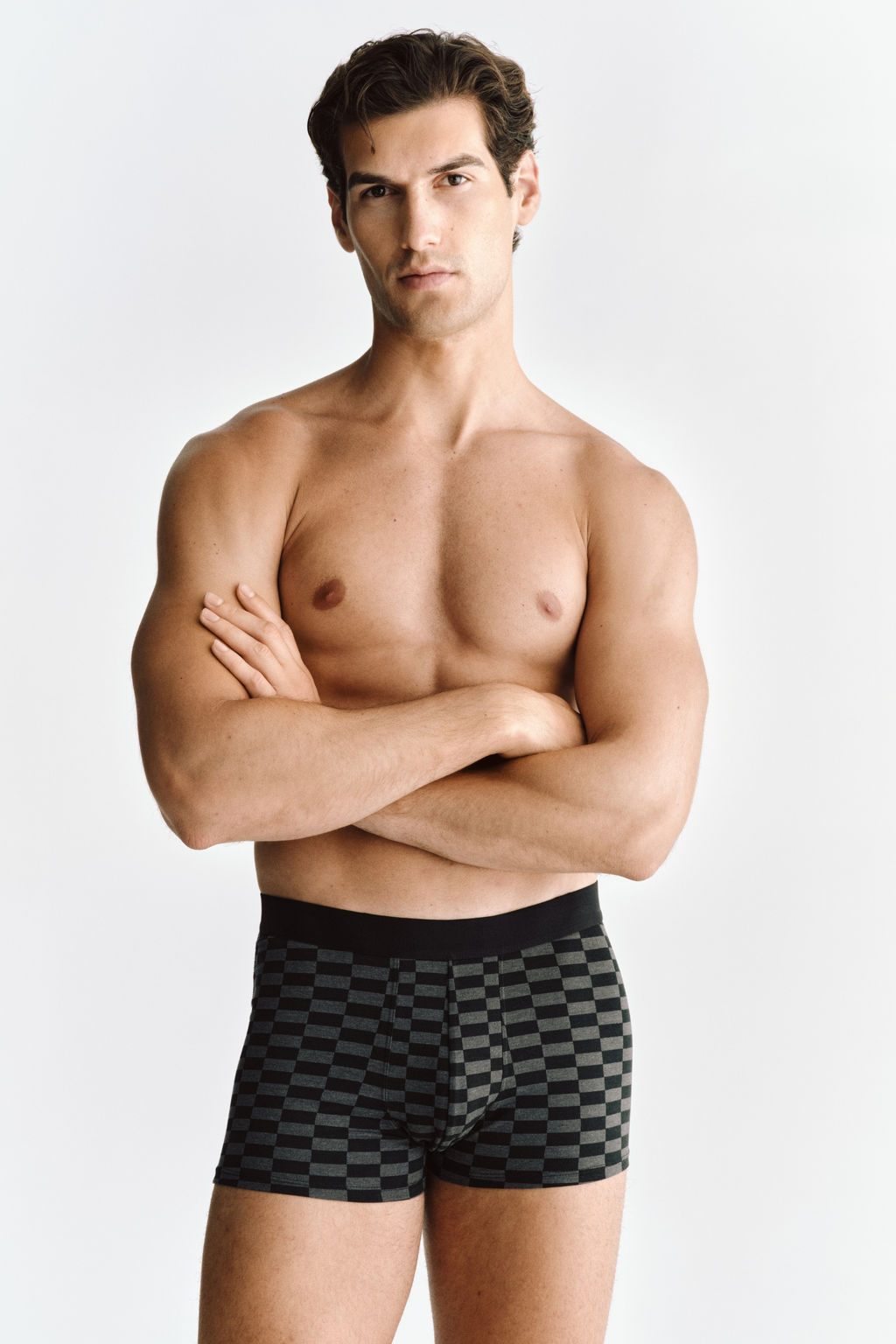 Pack de 3 calzoncillos trunk cortos de algod?n - H&m фото 2