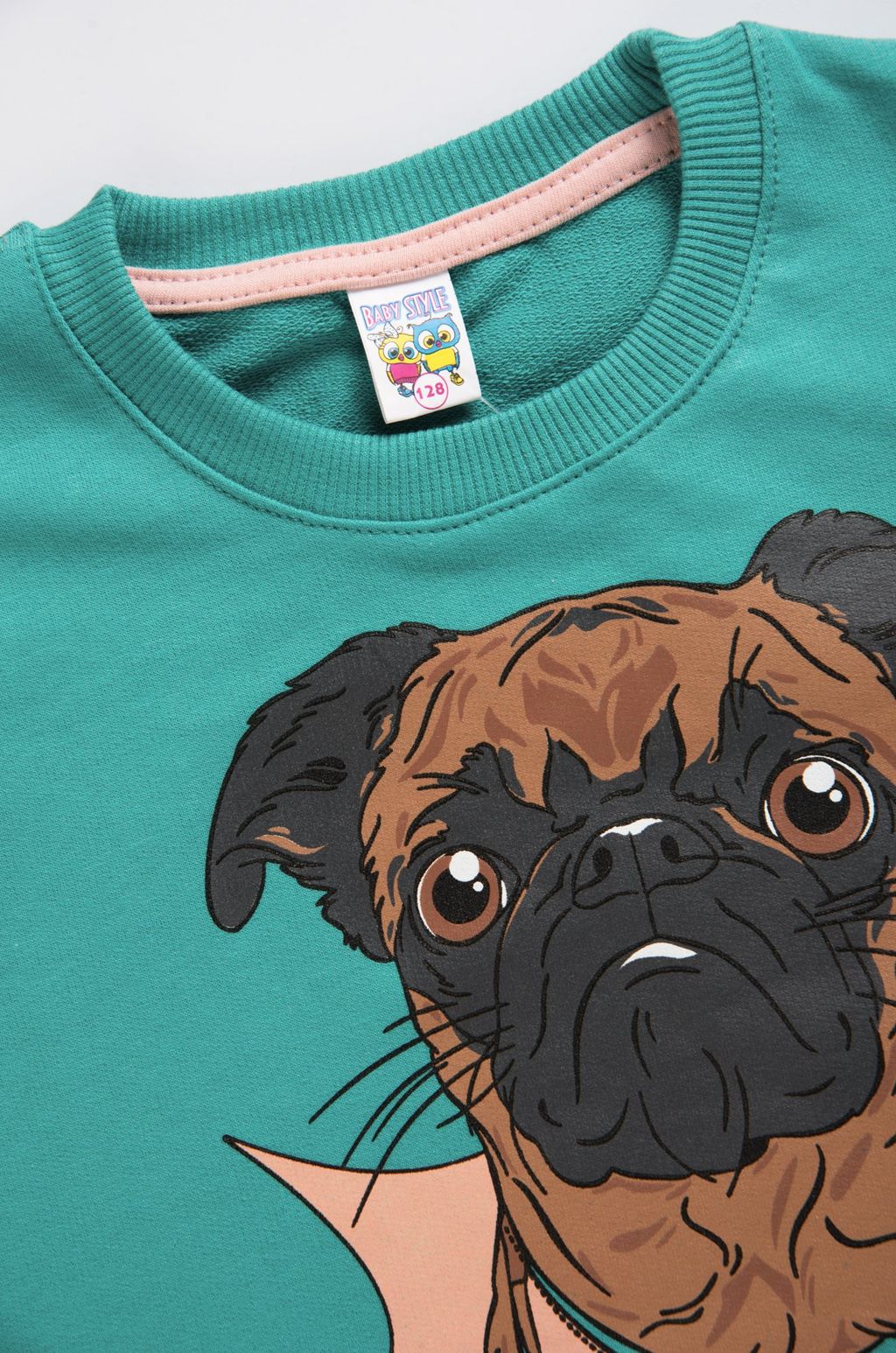 Свитшот для девочки из футера Baby Style