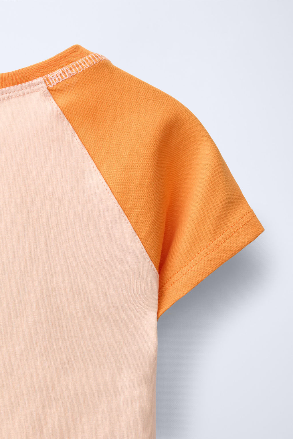 CAMISETA MANGA RANGL?N / Naranja - Zara фото 5