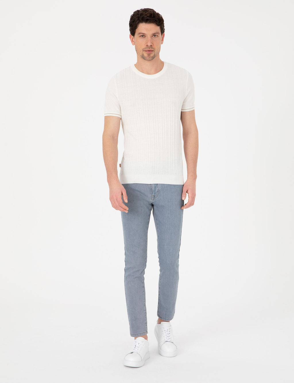 Ekru Slim Fit Kazak - Pierre cardin фото 4