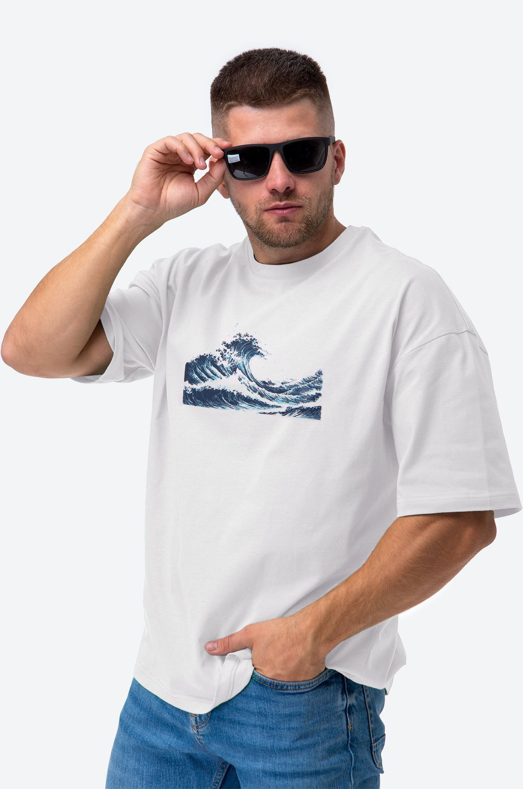 Футболка унисекс оверсайз Happy Fox  фото 2