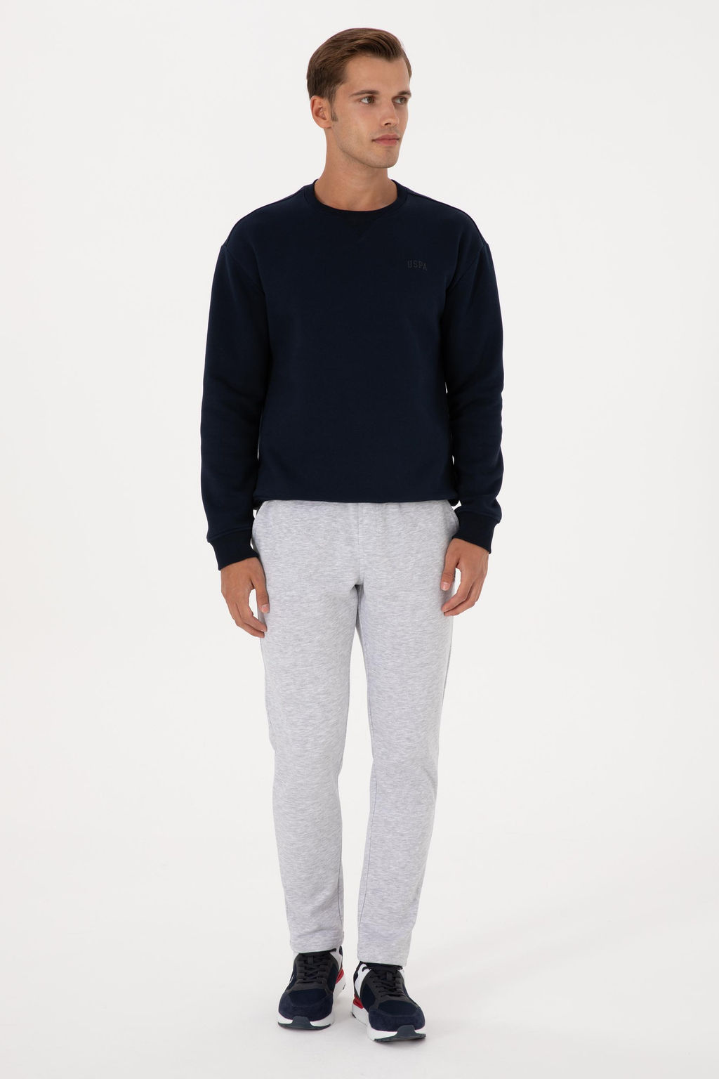 Erkek A__k Gri E_ofman Alt_ Sepette S_rpriz _ndirim - U.s. polo assn фото 3