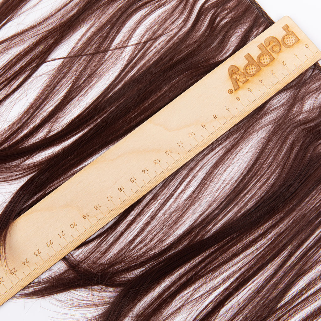 HobbyBe HAR-2 Тресс для кукол 25 см 100 см 40 г 15 каштановый