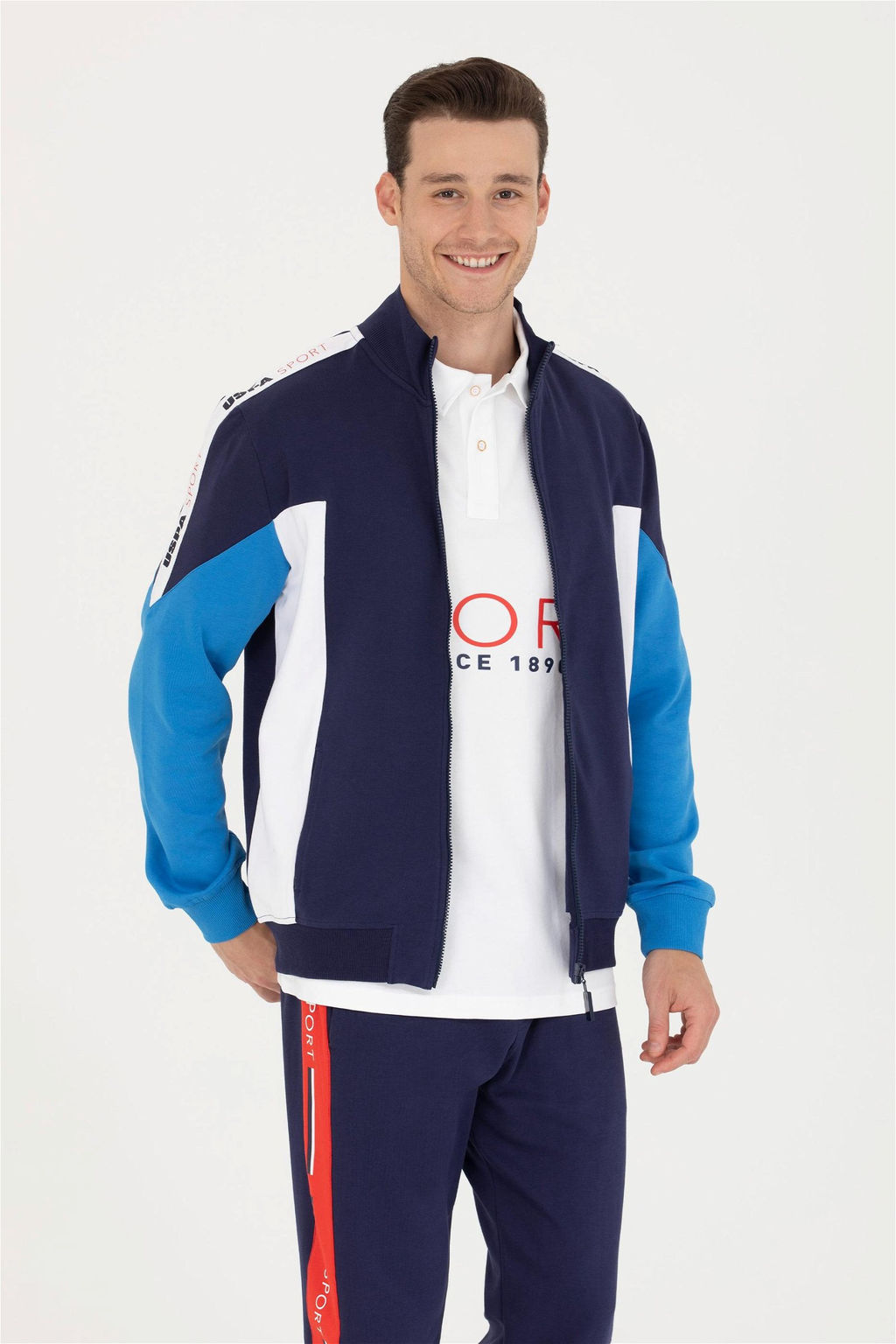 Мужской темно-синий вязаный кардиган Неожиданная скидка в корзине - U.s. polo assn фото 3
