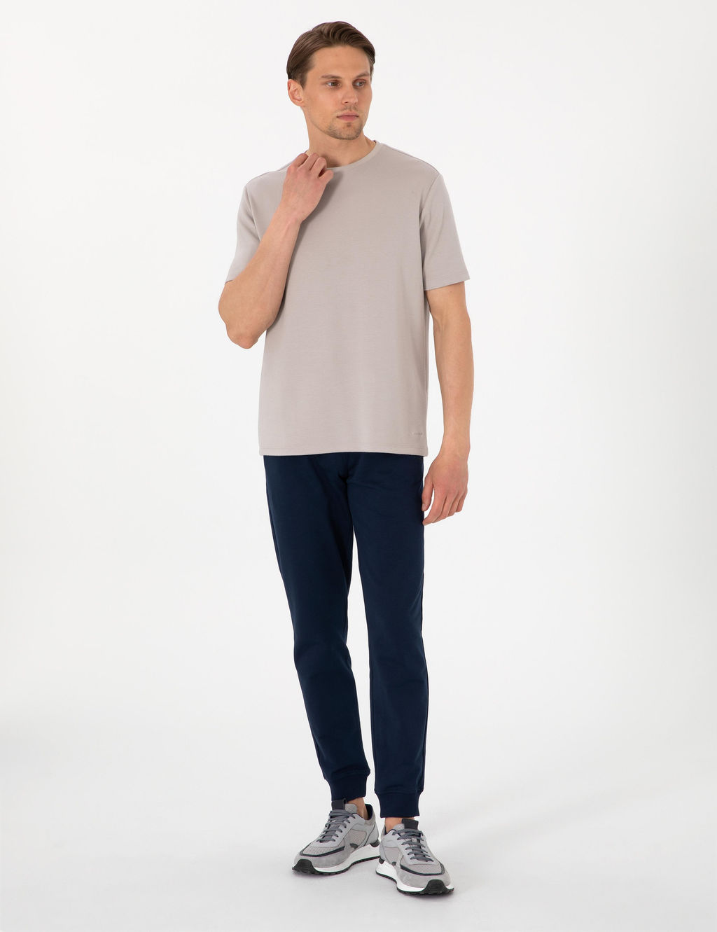 Спортивные штаны Slim Fit темно-синие