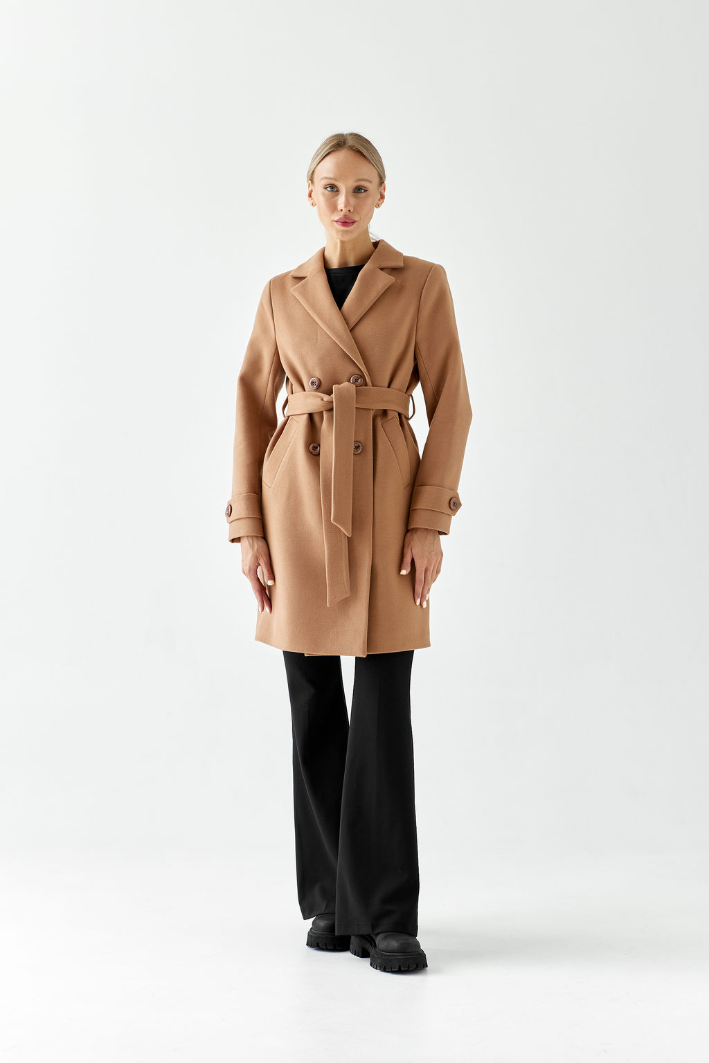 Пальто женское демисезонное 25570 (клетка britny) - Kankan фото 34