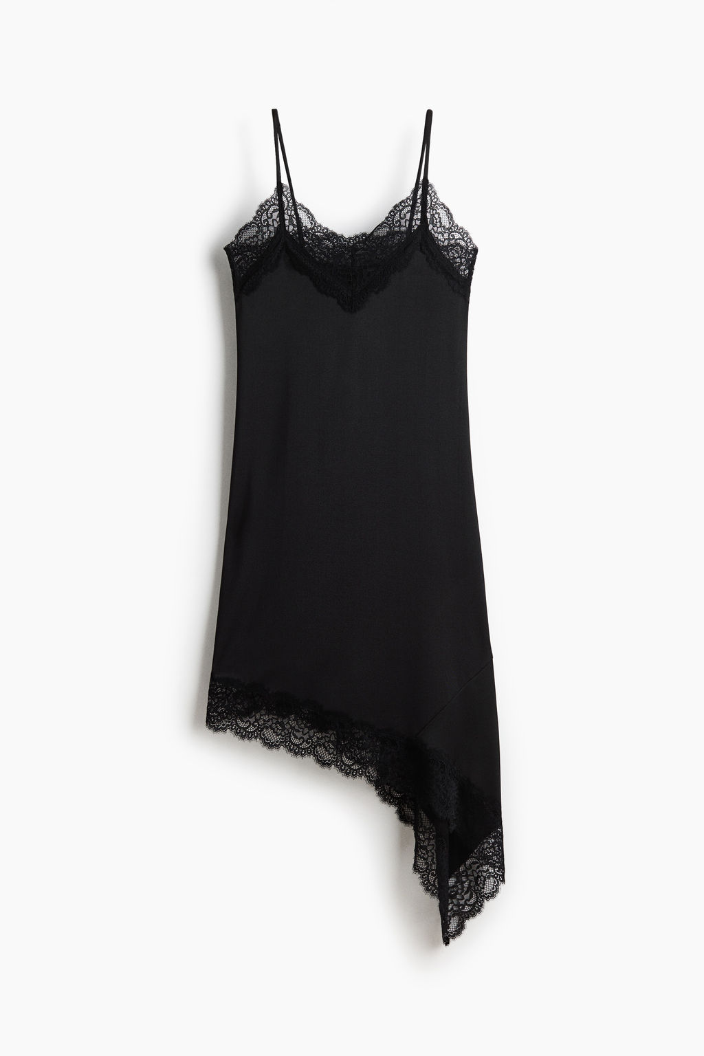 Vestido de tirantes con ribetes de encaje - H&m фото 2
