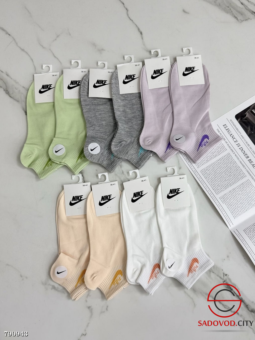 Женские базовые носки, 10 пар - Bruno фото 4