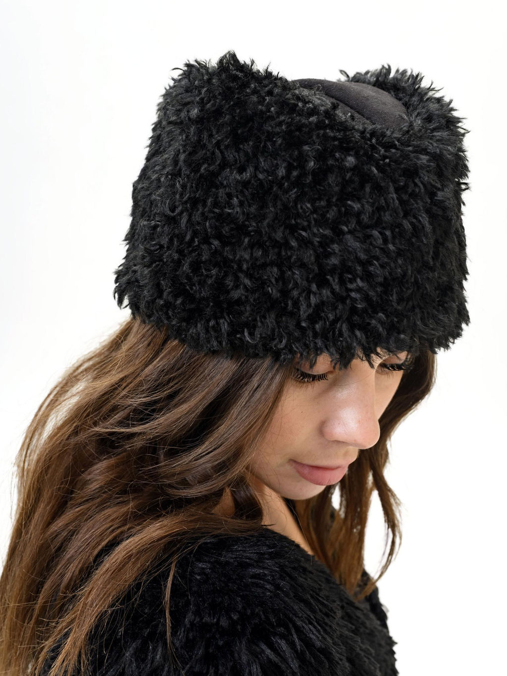 П26-18 Пилотка барашек черный