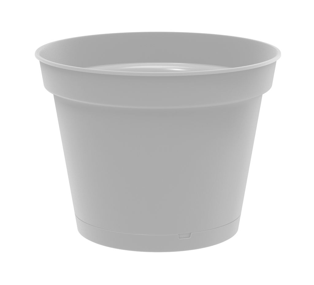 Горшок для цветов "Mint" D240мм 5л с поддоном (серый) 221612135/03