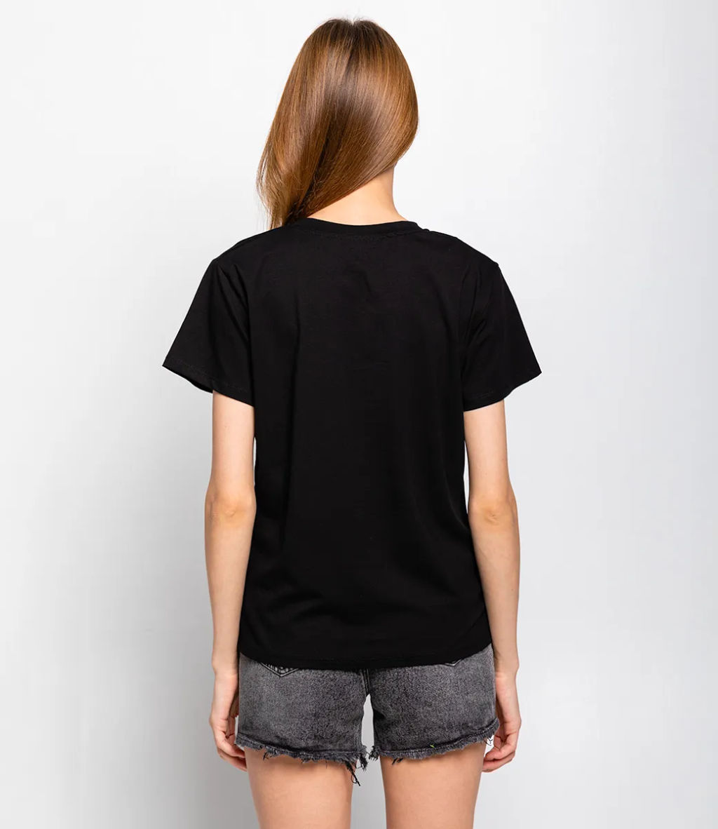 Футболка #КТ05102, чёрный