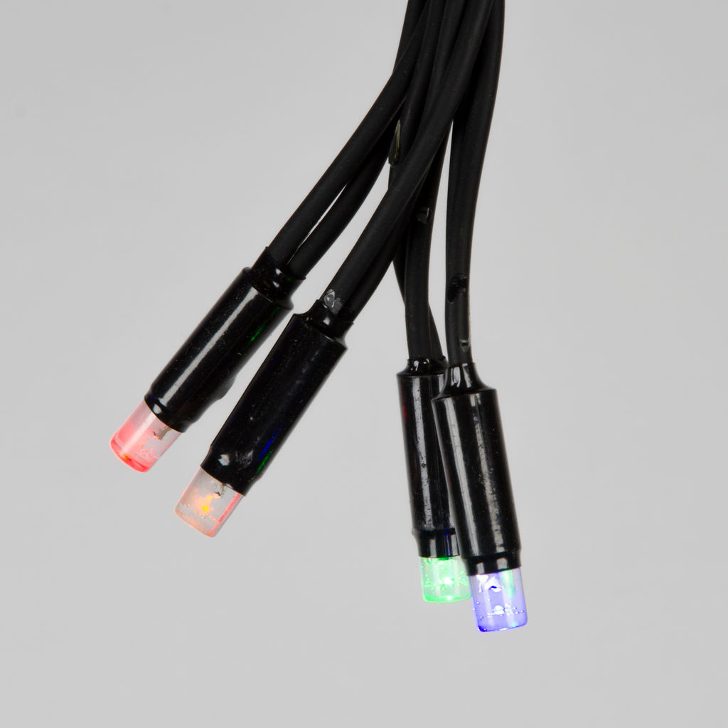 ULD-C2030-240/TBK MULTI IP67 Занавес светодиодный с эффектом мерцания, 3х2м. Соединяемый. 240 светодиодов. Разноцветный свет. Провод черный. TM Uniel. - Volpe фото 5