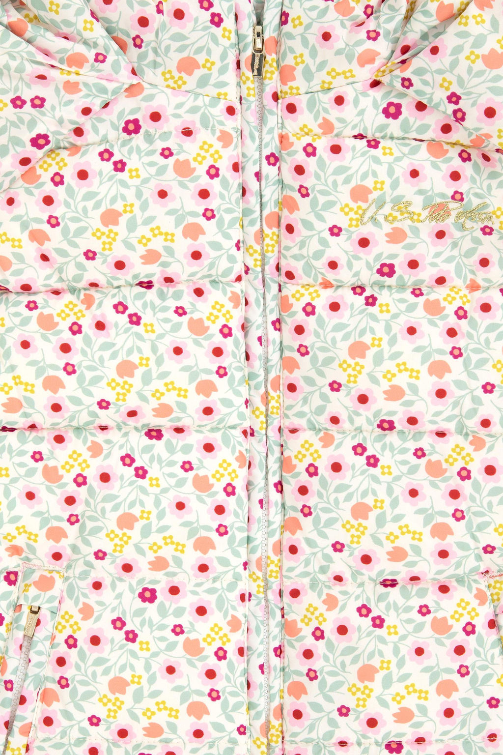 Кремовый жилет для девочки - U.s. polo assn фото 4