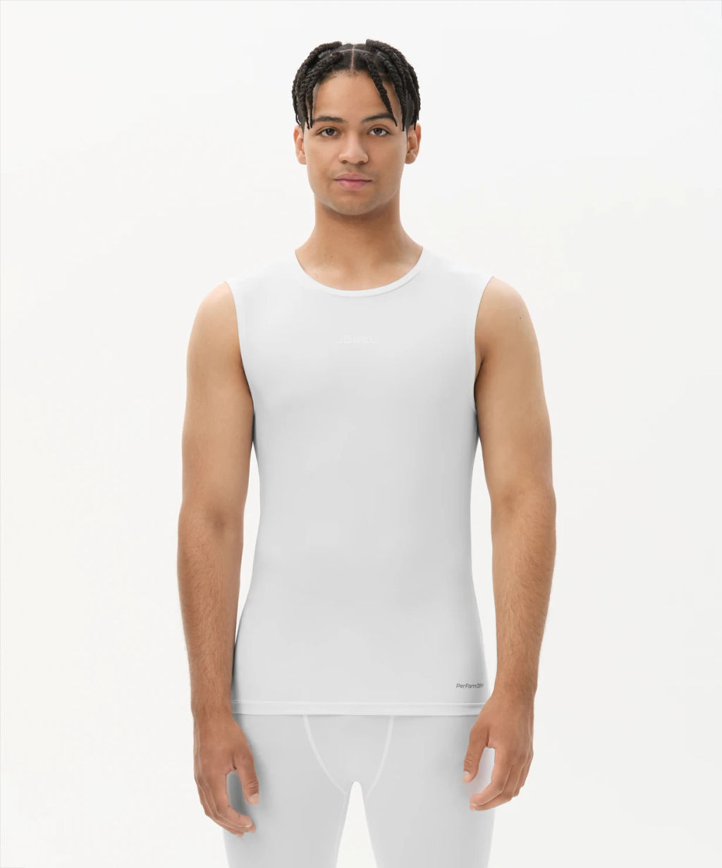 Майка компрессионная JOGEL CAMP PerFormDRY Baselayer SL Tee, белый  фото 6