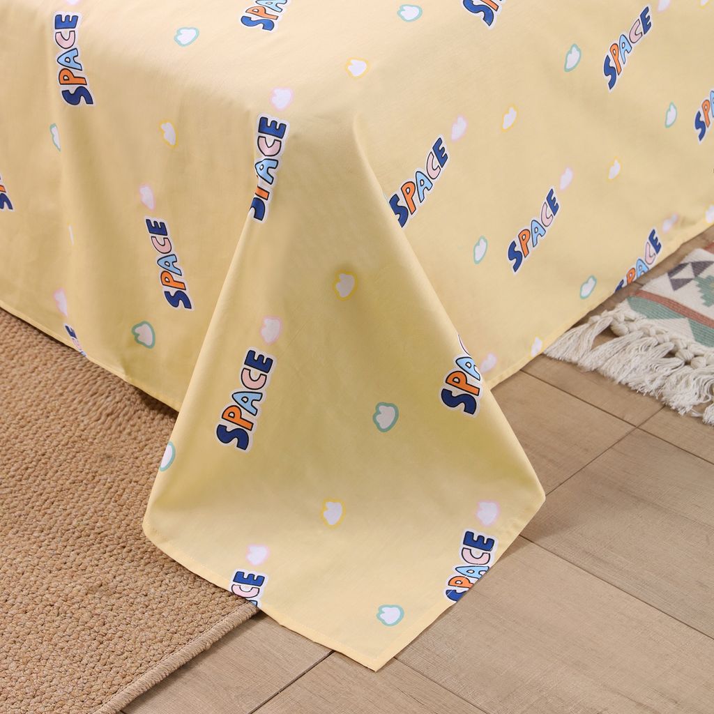 Комплект постельного белья на резинке Сатин Люкс KIDS 100% хлопок CDKR039 140*200*25/1.5 спальный/50-70 1 шт - Ситрейд фото 8