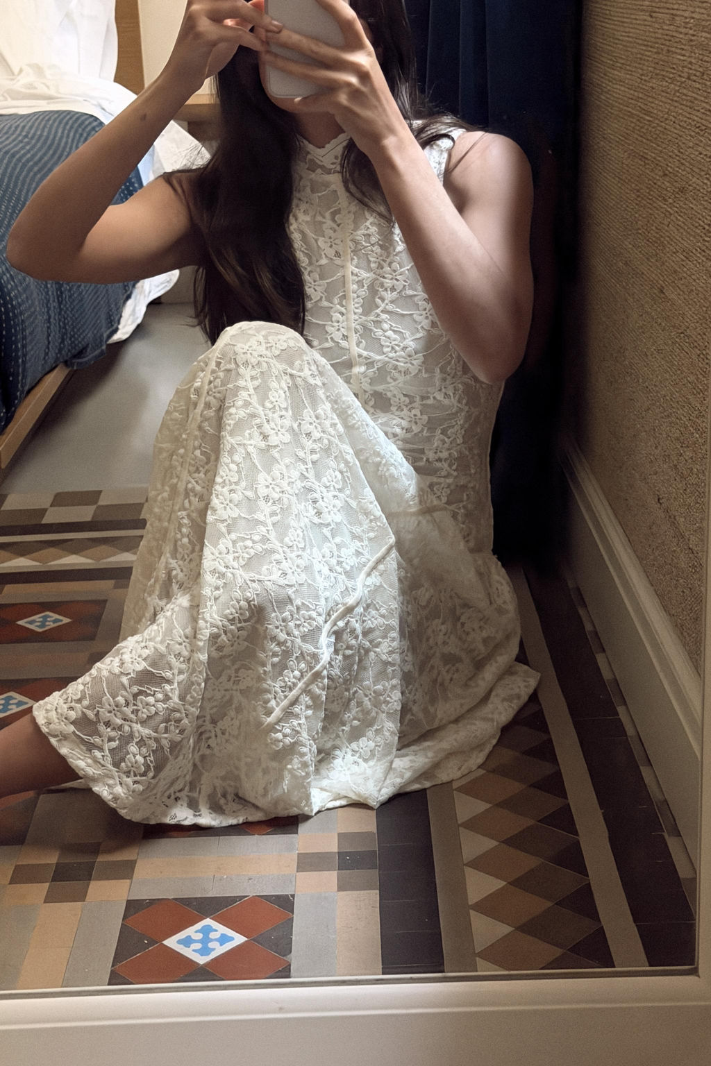 LONG LACE DRESS - Zara фото 11