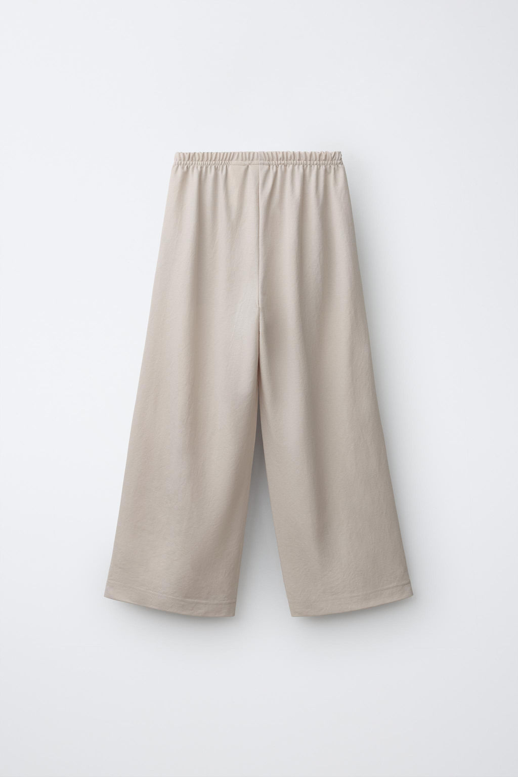 PANTAL?N WIDE LEG PIJAMERO / Crudo - Zara фото 6