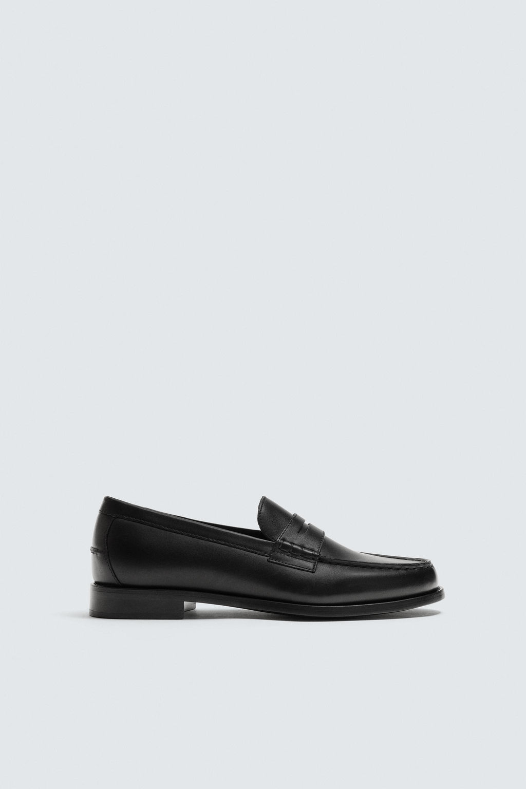 LEATHER PENNY LOAFERS - Zara фото 4