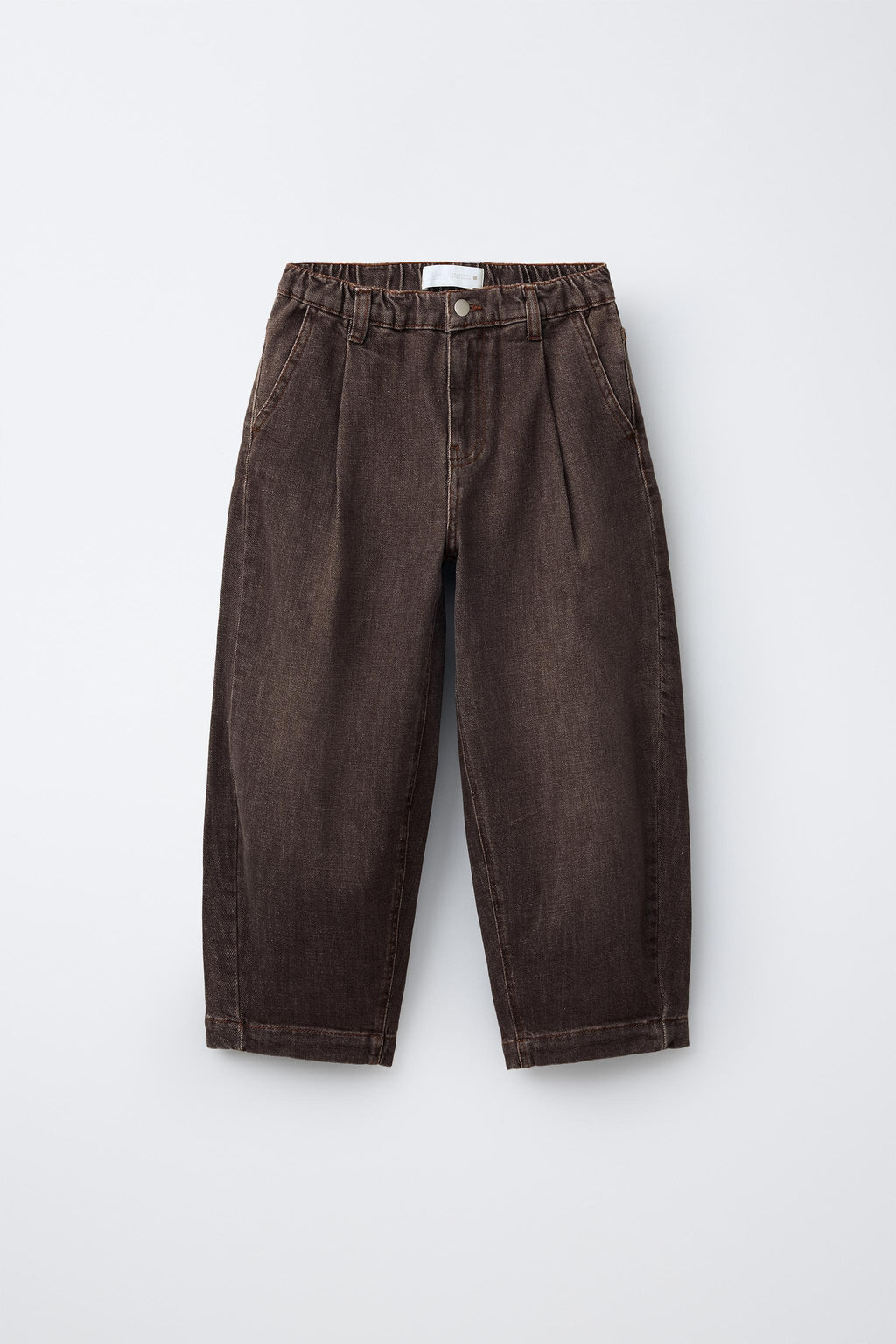 JEANS BALLOON EFECTO LAVADO / Marr?n