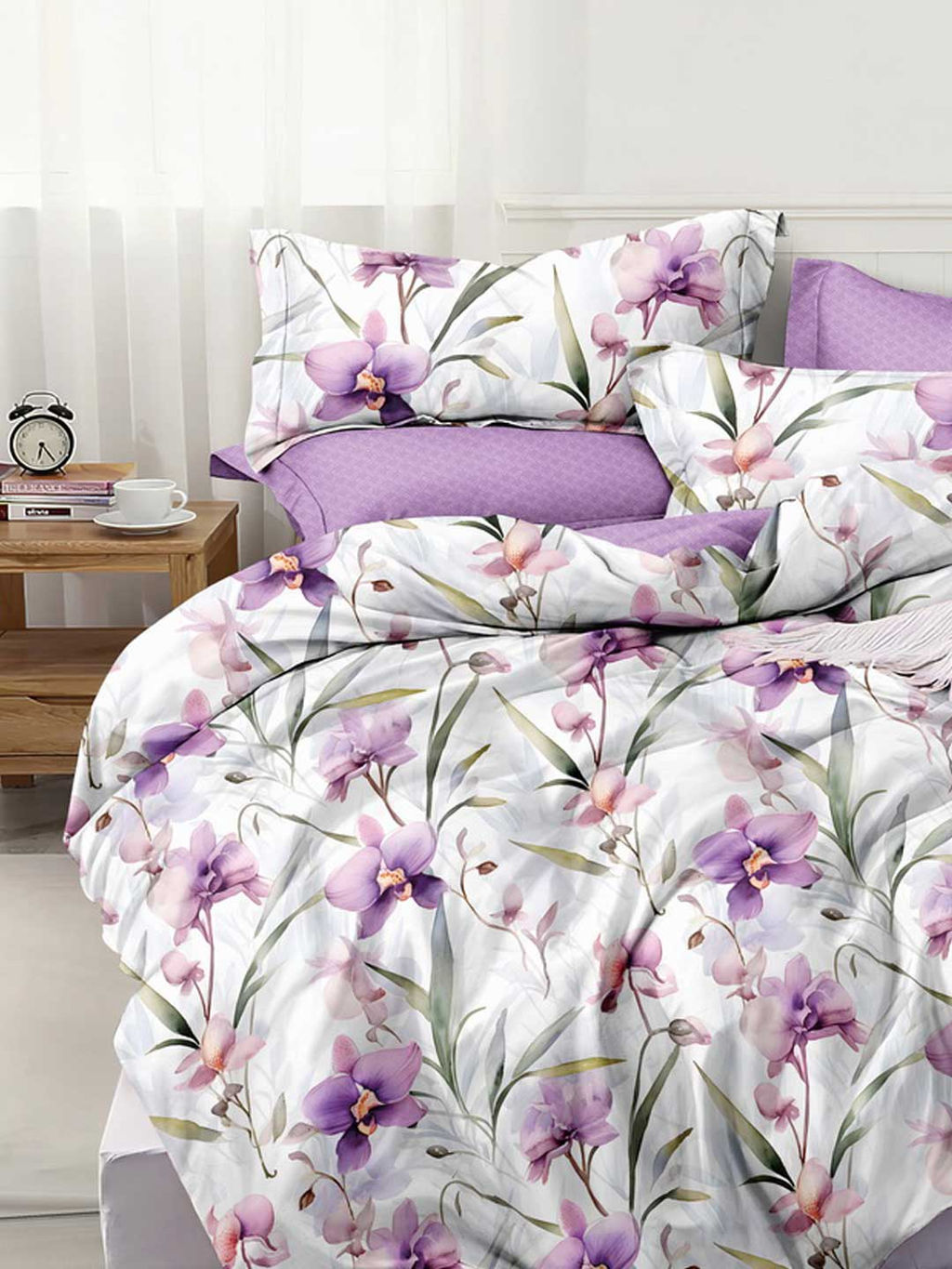 Постельное белье из поплина эксклюзив на молнии - Амрита 2 сп. (нав.70х70)