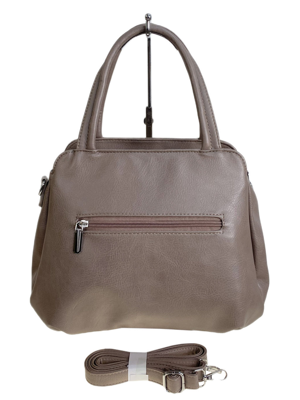 Женская сумка из искусственной кожи, цвет пыльная роза - Greta фото 2