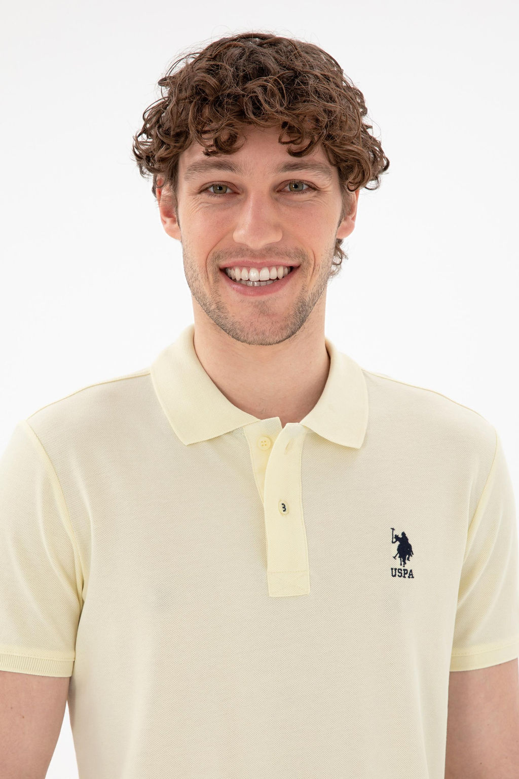 Erkek Slim Fit Polo Yaka A__k Mavi Basic Ti__rt Sepette S_rpriz _ndirim - U.s. polo assn фото 2