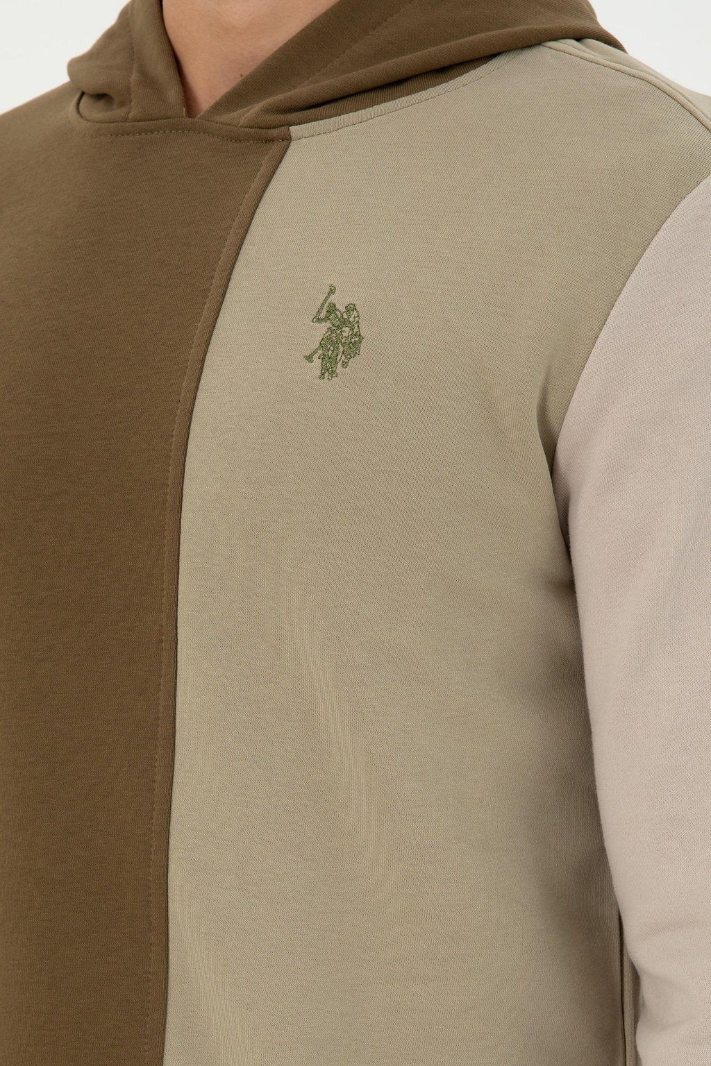 Мужской свитшот цвета хаки Неожиданная скидка в корзине - U.s. polo assn фото 7