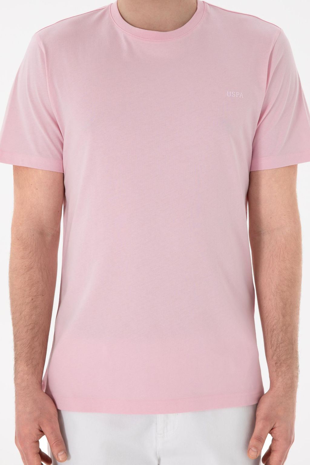 Erkek Regular Fit Bisiklet Yaka A__k Pembe Basic Ti__rt Sepette S_rpriz _ndirim - U.s. polo assn фото 7