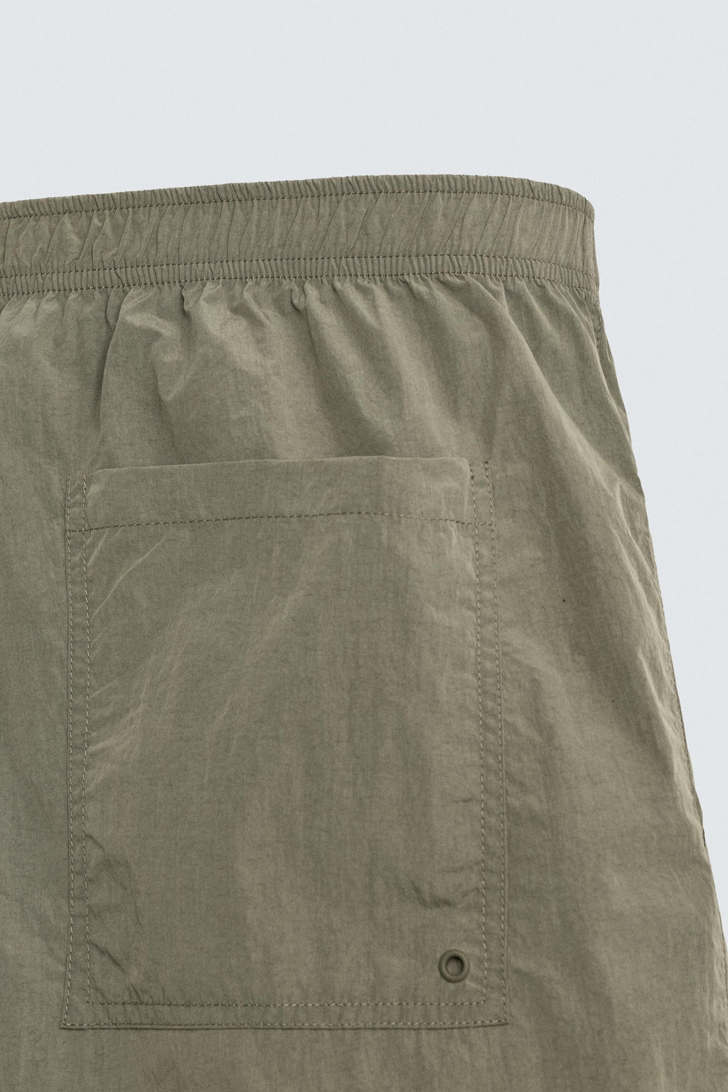 BERMUDA REGULAR FIT MEZCLA ALGOD?N / Blanco roto - Zara фото 10
