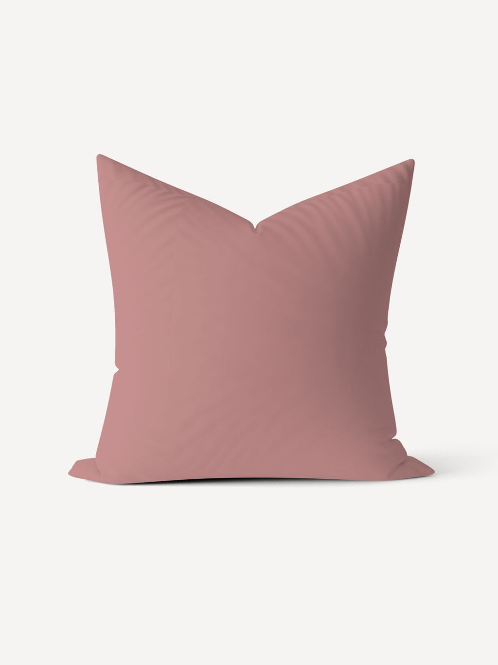 Наволочка полисатин гладкокрашеный - Дымчатая роза 70х70