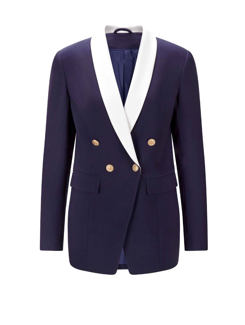 Брючный костюм, синий-охра - Ashley brooke фото 2