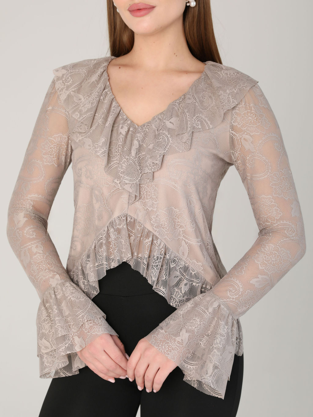 Блузка Милли кружевное полотно