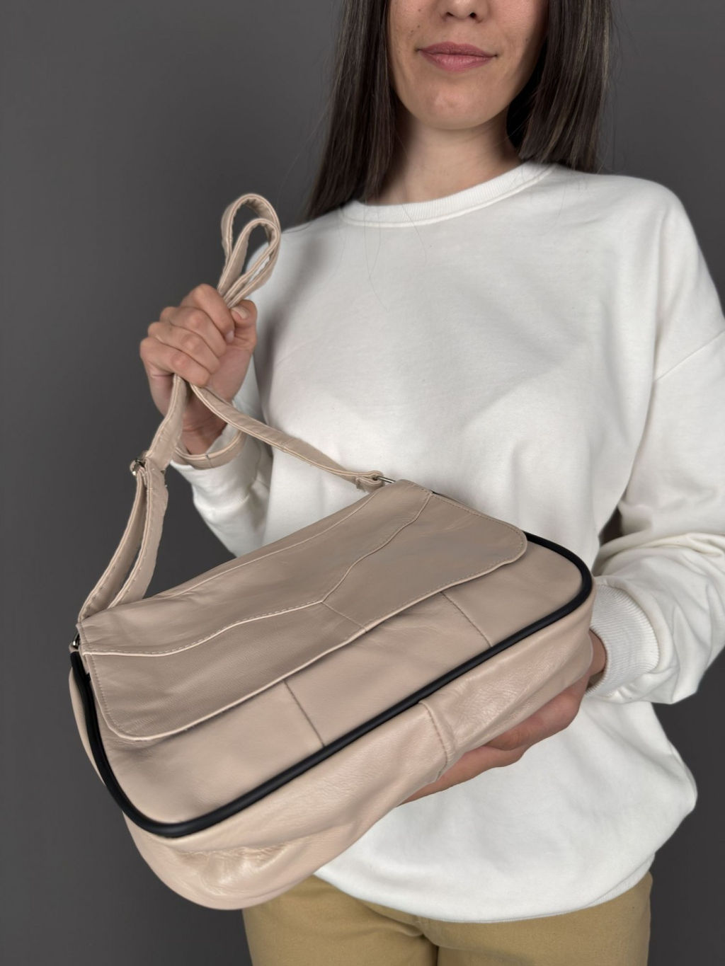 Сумка женская из телячьей кожи