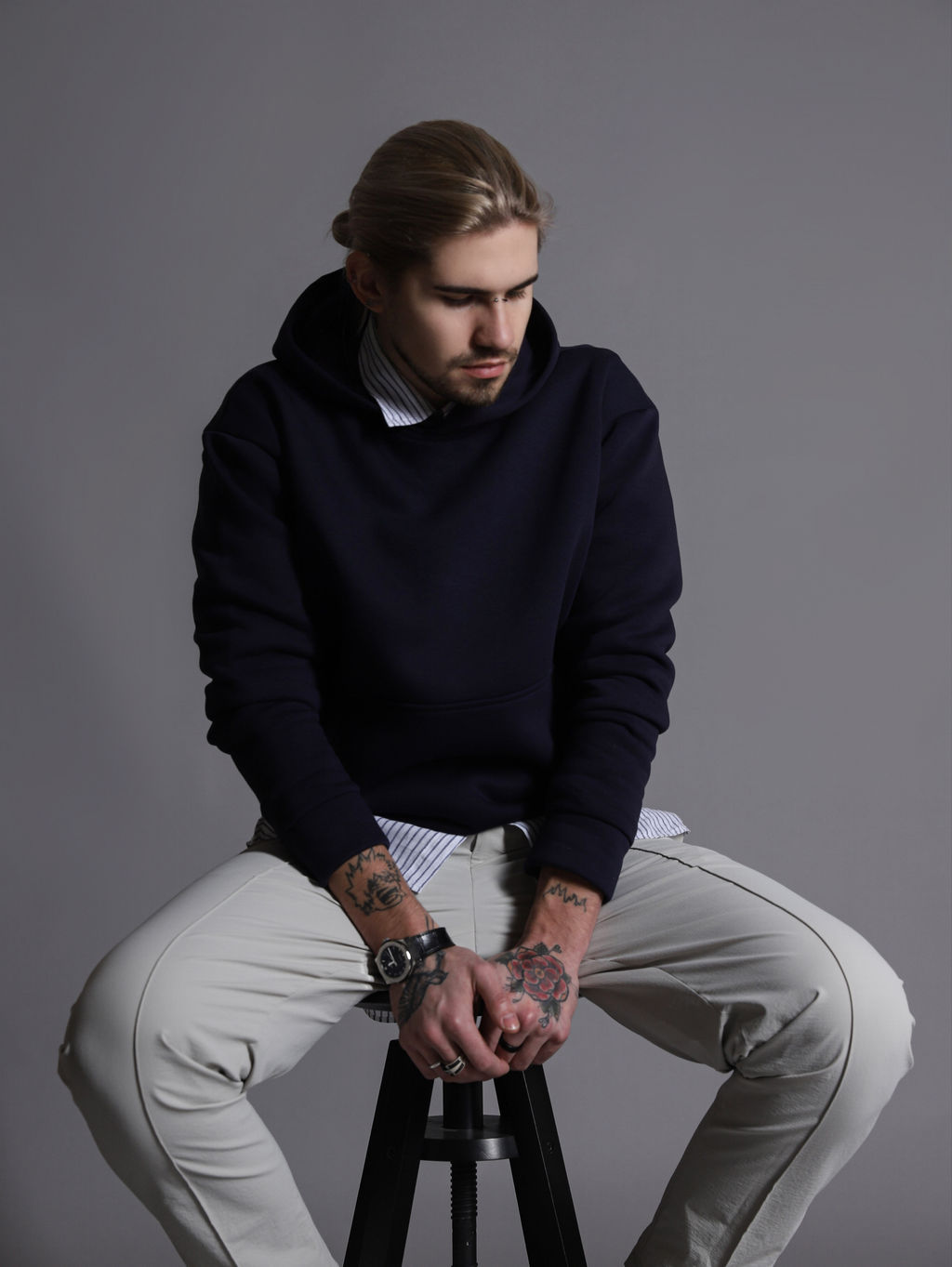 Толстовка, Худи К201-ИЗИ Индиго