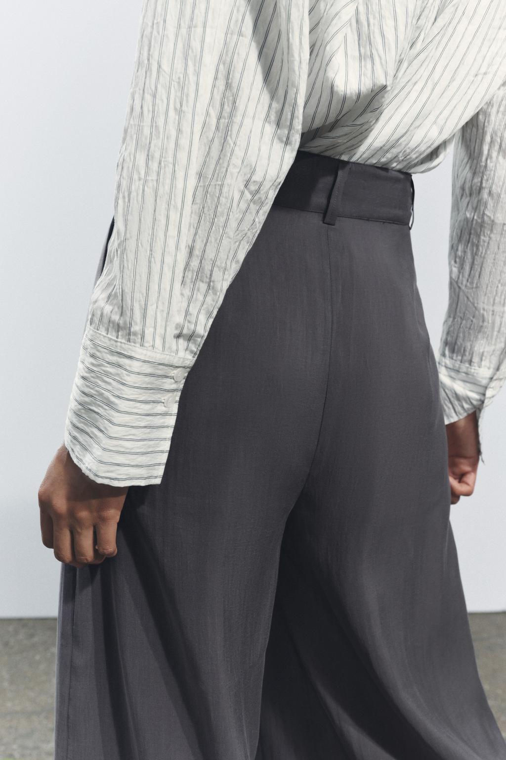 ZW COLLECTION DARTED TROUSERS - Zara фото 34