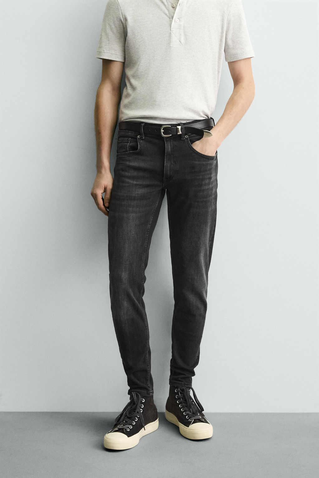 JEANS SKINNY FIT / Negro - Zara фото 2