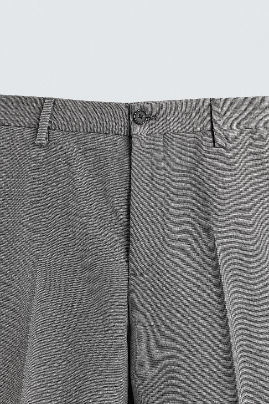 PANTAL?N SLIM FIT TRAJE ESTRUCTURA / Gris - Zara фото 7