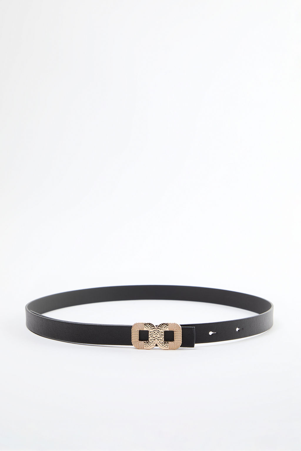 Siyah-Bordo Tokal? 2li Paket Deri Gorunumlu Kad?n Kemer TWOAW25KE00000