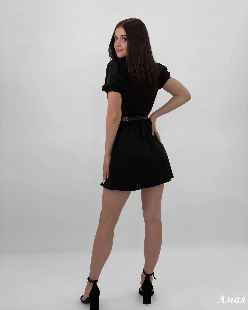 Платье Амая (черный) - Nadi bordo фото 3