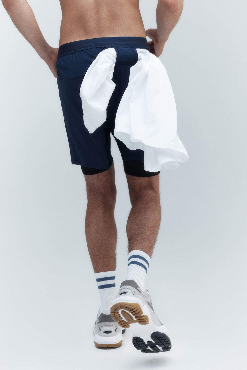 Pantalon corto a media pierna 2 en 1 en DryMove - H&m фото 3